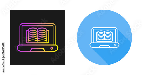 Online Library Vector Icon