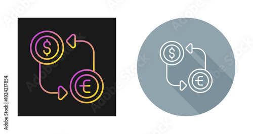 Currency Exchange Vector Icon
