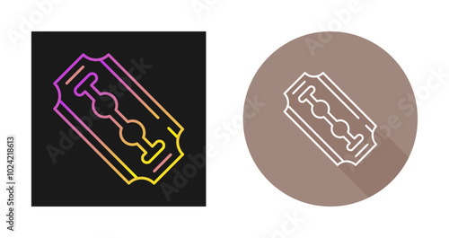 Razor Blade Vector Icon