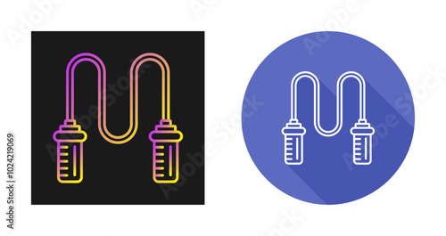 Jumping Rope Vector Icon