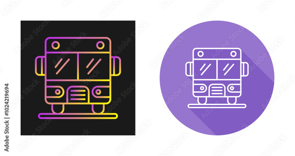 Bus Vector Icon Bus Vector Icon