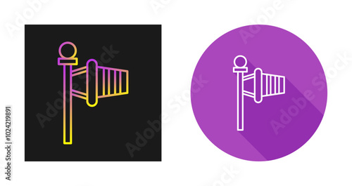 Windsock Vector Icon