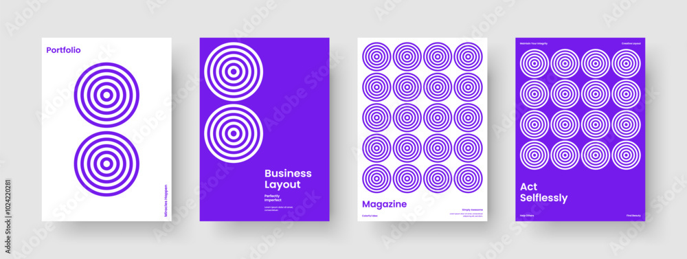 Fototapeta premium Creative Business Presentation Template. Isolated Poster Layout. Modern Book Cover Design. Flyer. Banner. Report. Background. Brochure. Portfolio. Pamphlet. Magazine. Brand Identity. Leaflet