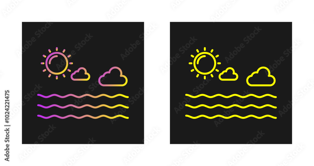 Sea Vector Icon Sea Vector Icon