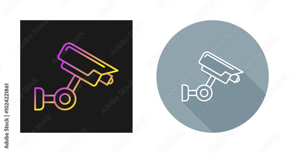 Surveillance Vector Icon Surveillance Vector Icon