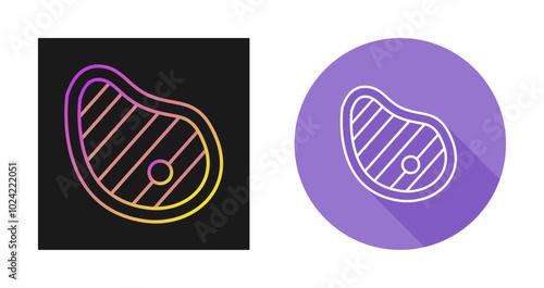 Steak Vector Icon