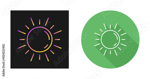 Sun Vector Icon