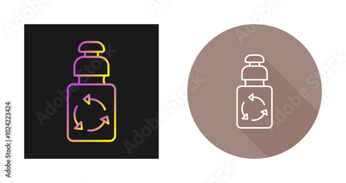 Eco Bottle Vector Icon