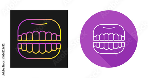 Denture Vector Icon