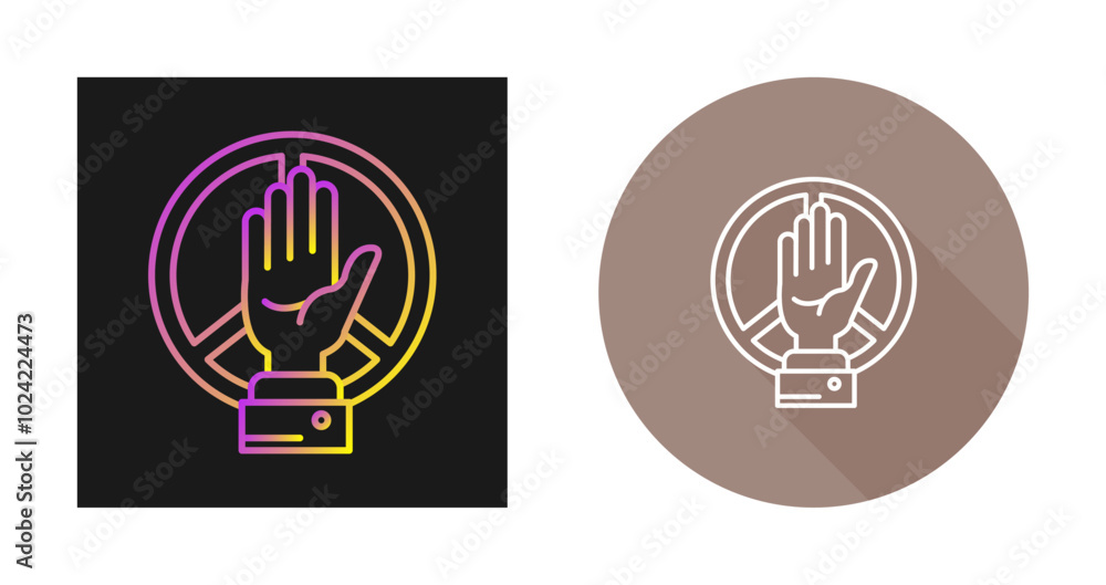 Peace Vector Icon Peace Vector Icon