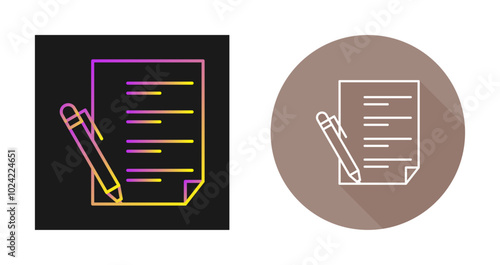 Write Vector Icon