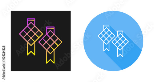 Ketupat Vector Icon