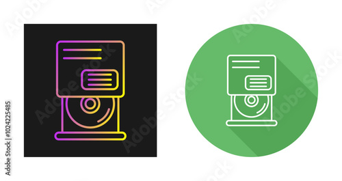 Cd Room Vector Icon