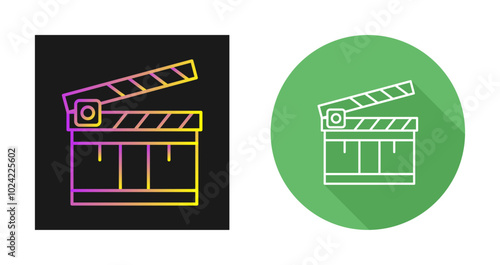 Clapperboard Vector Icon