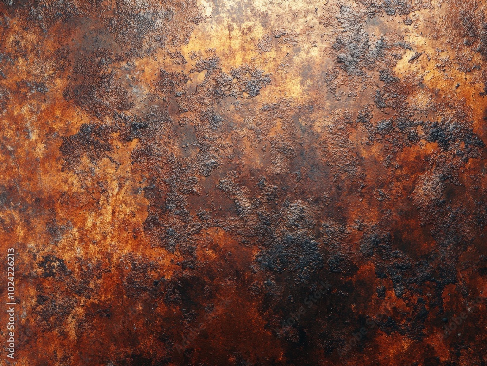 2408 58.A captivating close-up of an aged rusty metal sheet, where the intricate details of corrosion and wear are highlighted by the warm glow of daylight. This processed collage creates a rugged 2408 58.A captivating close-up of an aged rusty metal sheet, where the intricate details of corrosion and wear are highlighted by the warm glow of daylight. This processed collage creates a rugged