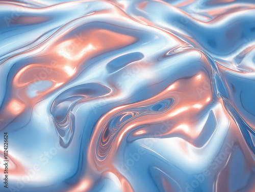 metallic liquid, pastel liquid, fluid texture, glossy background