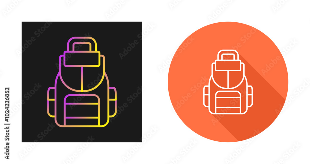 Backpack Vector Icon