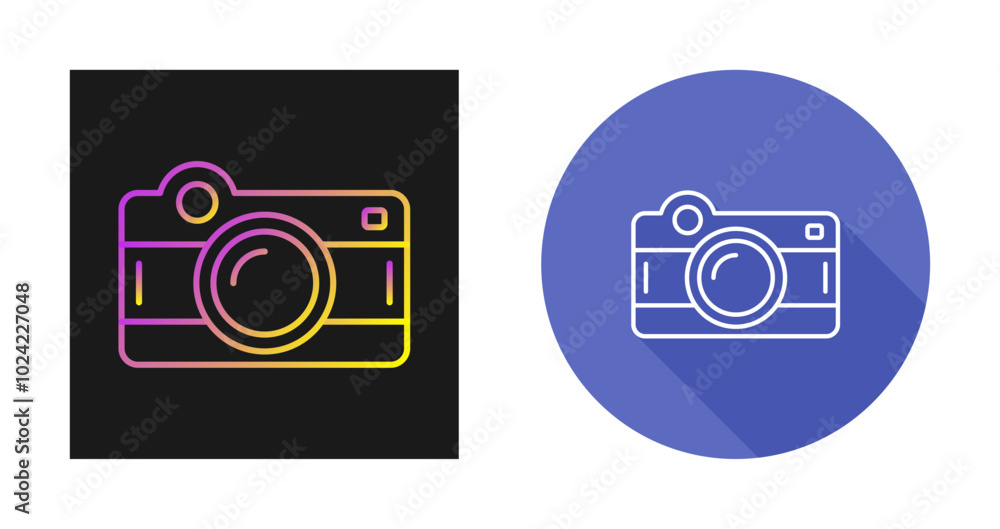 Photo Camera Vector Icon