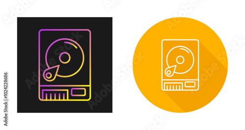 Harddrive Vector Icon