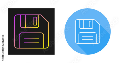 Floppy Disk Vector Icon