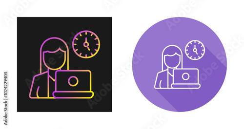 Overtime Vector Icon
