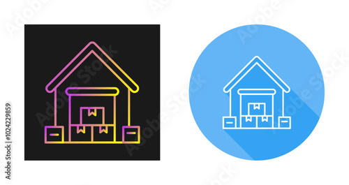 Warehouse Vector Icon