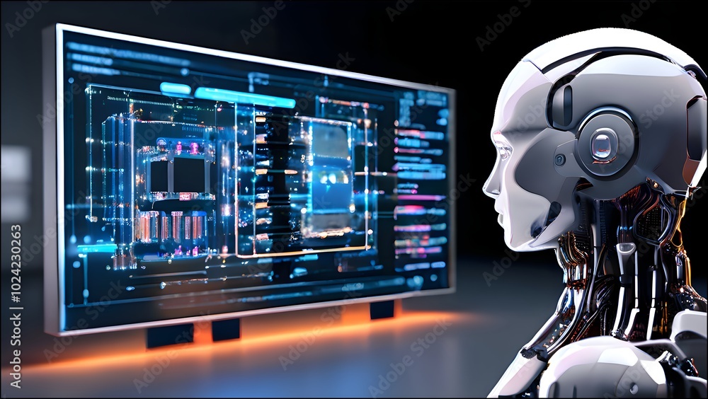 A scene where various AI technologies like machine learning, deep learning, and natural language processing are coming together. A scene where various AI technologies like machine learning, deep learning, and natural language processing are coming together.
