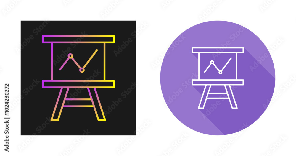 Presentation Vector Icon Presentation Vector Icon