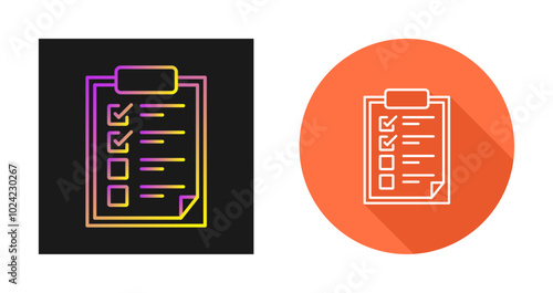 Checklist Vector Icon