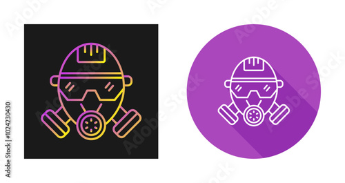 Gas Mask Vector Icon