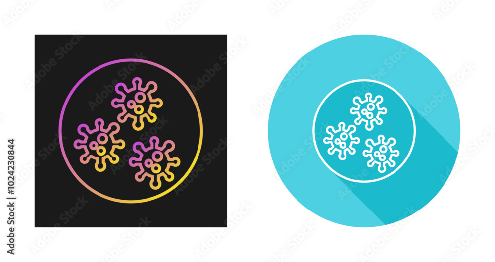 Bacteria Vector Icon Bacteria Vector Icon