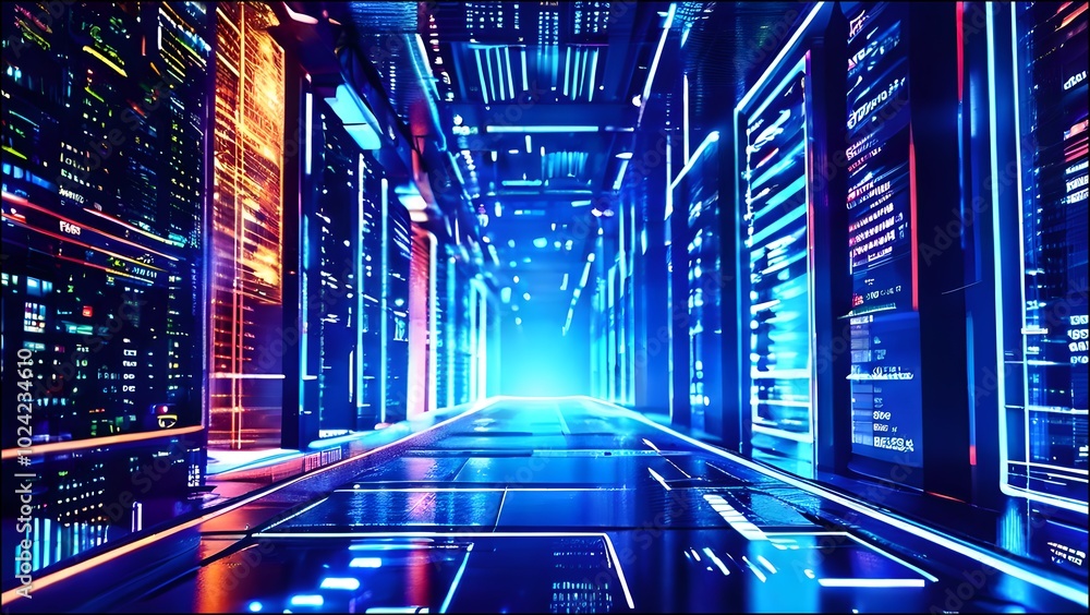 A scene where various AI technologies like machine learning, deep learning, and natural language processing are coming together. A scene where various AI technologies like machine learning, deep learning, and natural language processing are coming together.