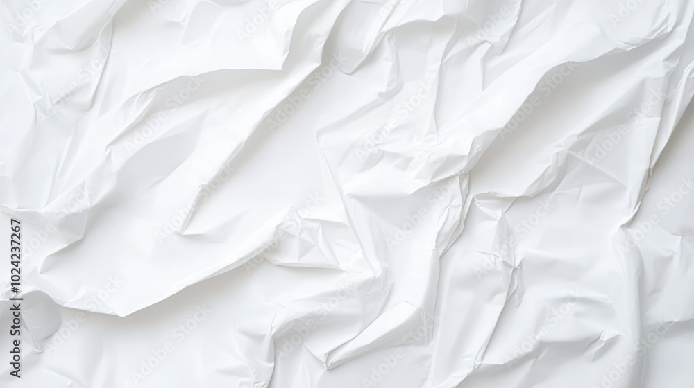 Paper texture background Crumpled White on Top view Paper texture background Crumpled White on Top view