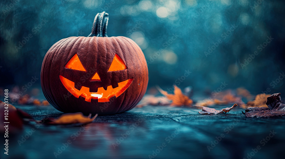 Halloween background with copy space holiday party decorations background Halloween background with copy space holiday party decorations background