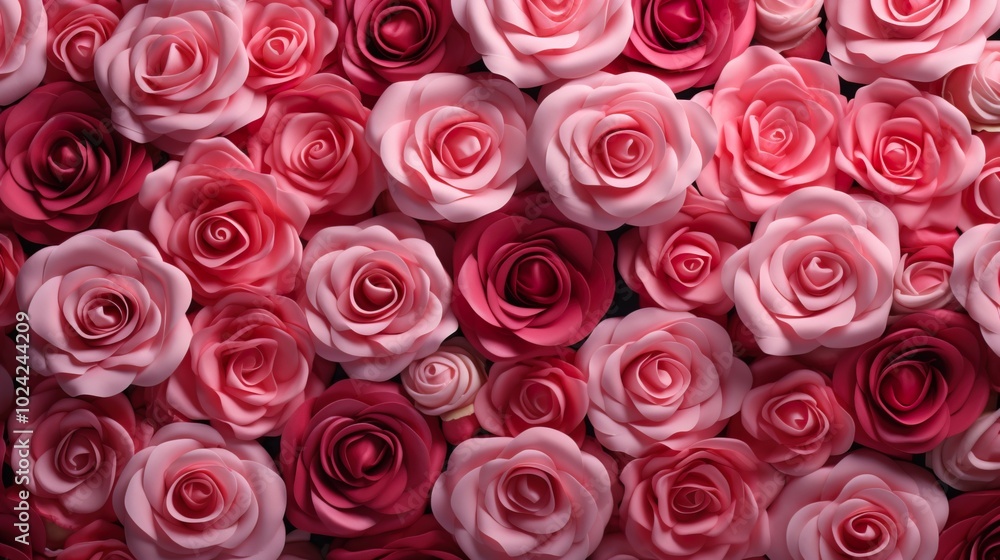 Full background of roses Valentines day festive red and pink rose background Full background of roses Valentines day festive red and pink rose background