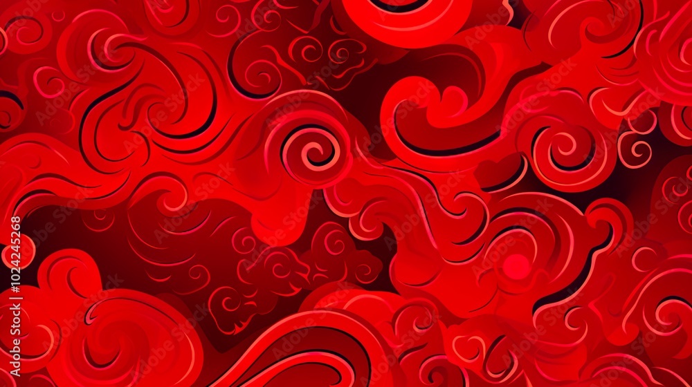 Chinese traditional Background design with abstract pattern in red Background Chinese red textured pattern Chinese traditional Background design with abstract pattern in red Background Chinese red textured pattern