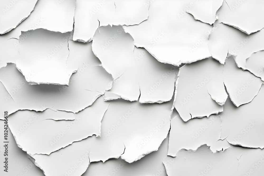 White Cracked Abstract Background White Cracked Abstract Background