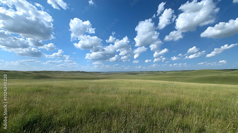 Summer landscape background. Field or meadow with green grass Summer landscape background. Field or meadow with green grass