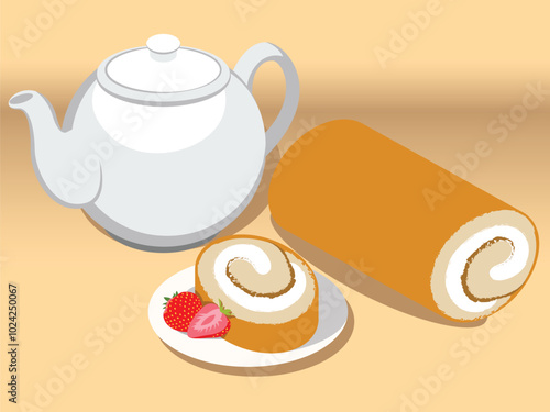 Swiss Roll Cake