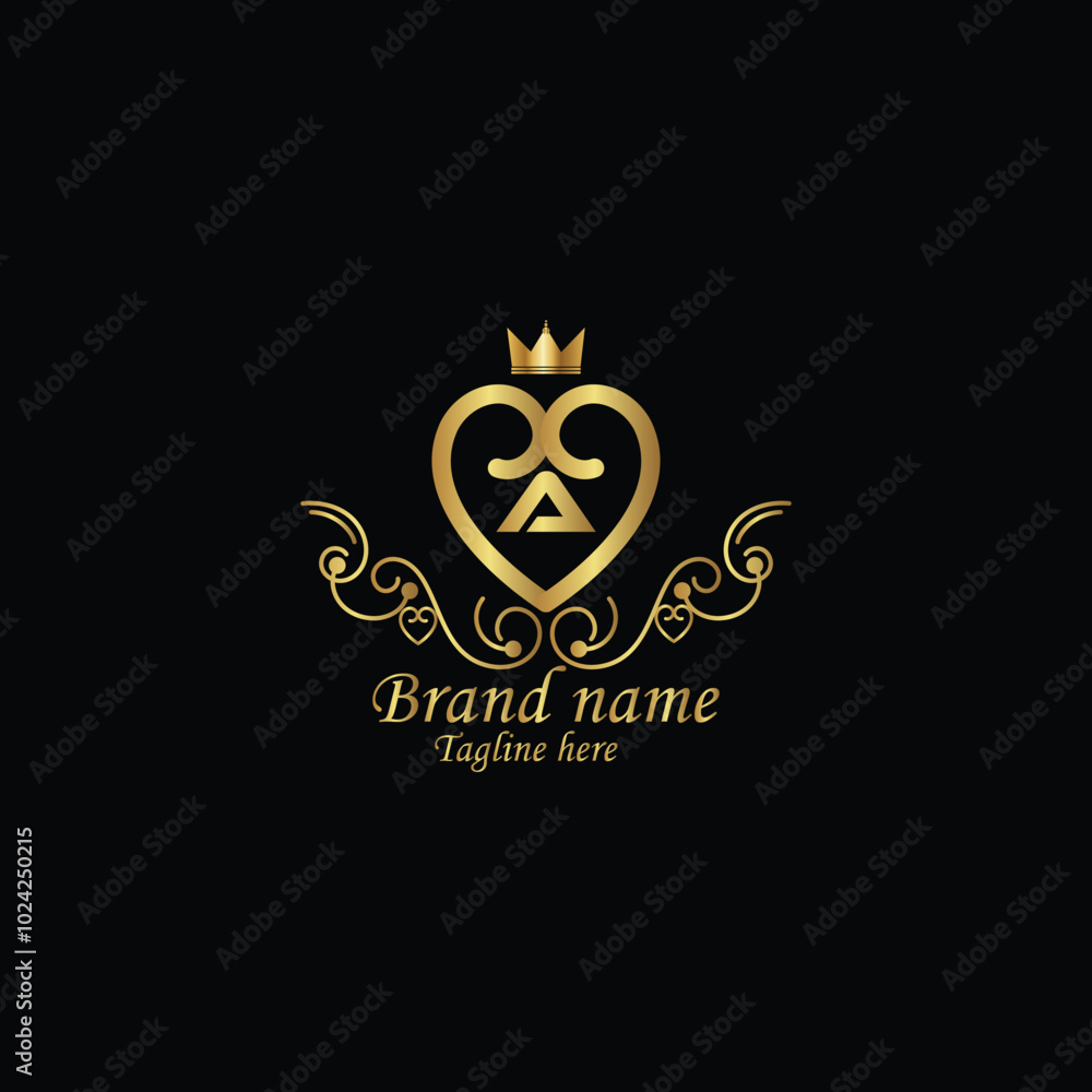 creative initial a latter logo design with modern business vector template, luxury a latter logo , creative isolate a monogram latter logo , crow logo , royal logo with golden color and new design creative initial a latter logo design with modern business vector template, luxury a latter logo , creative isolate a monogram latter logo , crow logo , royal logo with golden color and new design