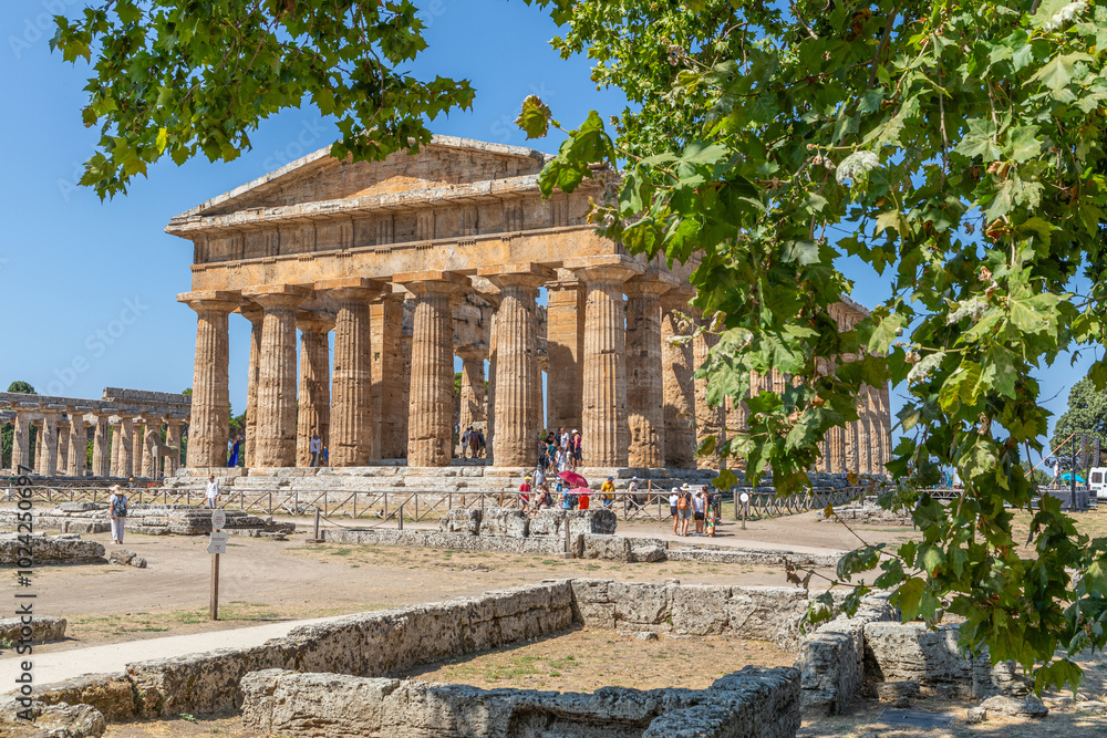Fototapeta premium Temple de Neptune, à Paestum