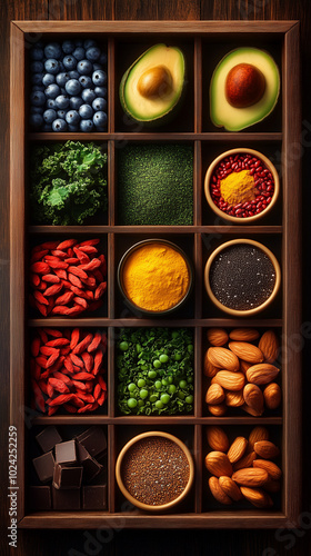healthy food gift set,generated ai