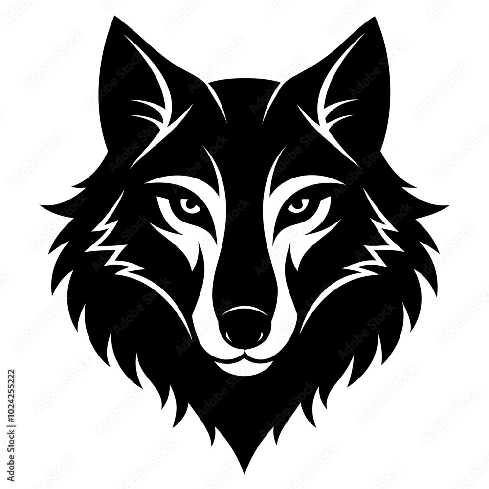 Wolf howling emblem black logo vector silhouette, Wolf head silhouette Vector illustration. Wolf Vintage Logo Stock Vector. Wolf howling emblem black logo vector silhouette, Wolf head silhouette Vector illustration. Wolf Vintage Logo Stock Vector.
