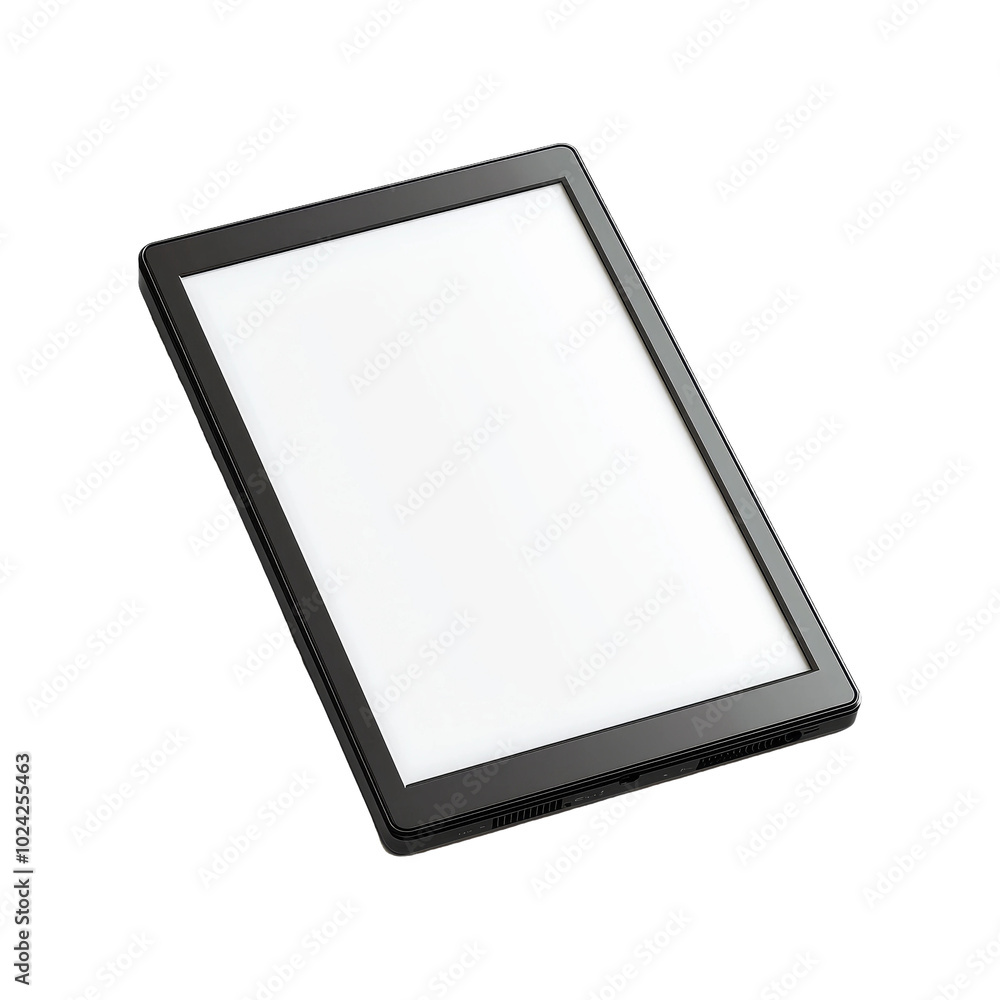 Isolated Tablet on Transparent Background Isolated Tablet on Transparent Background