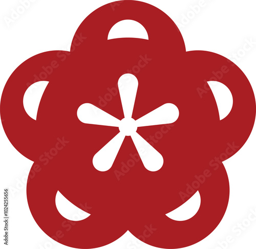 flat art element chinese new year lunar