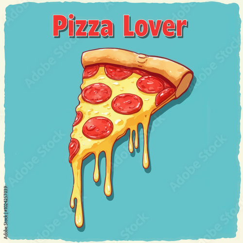 Delicious Slice of Pepperoni Pizza