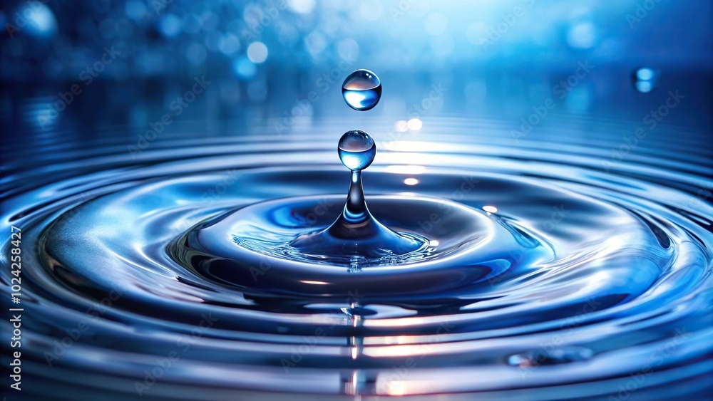 water drops on the surface with shallow depth of field water drops on the surface with shallow depth of field