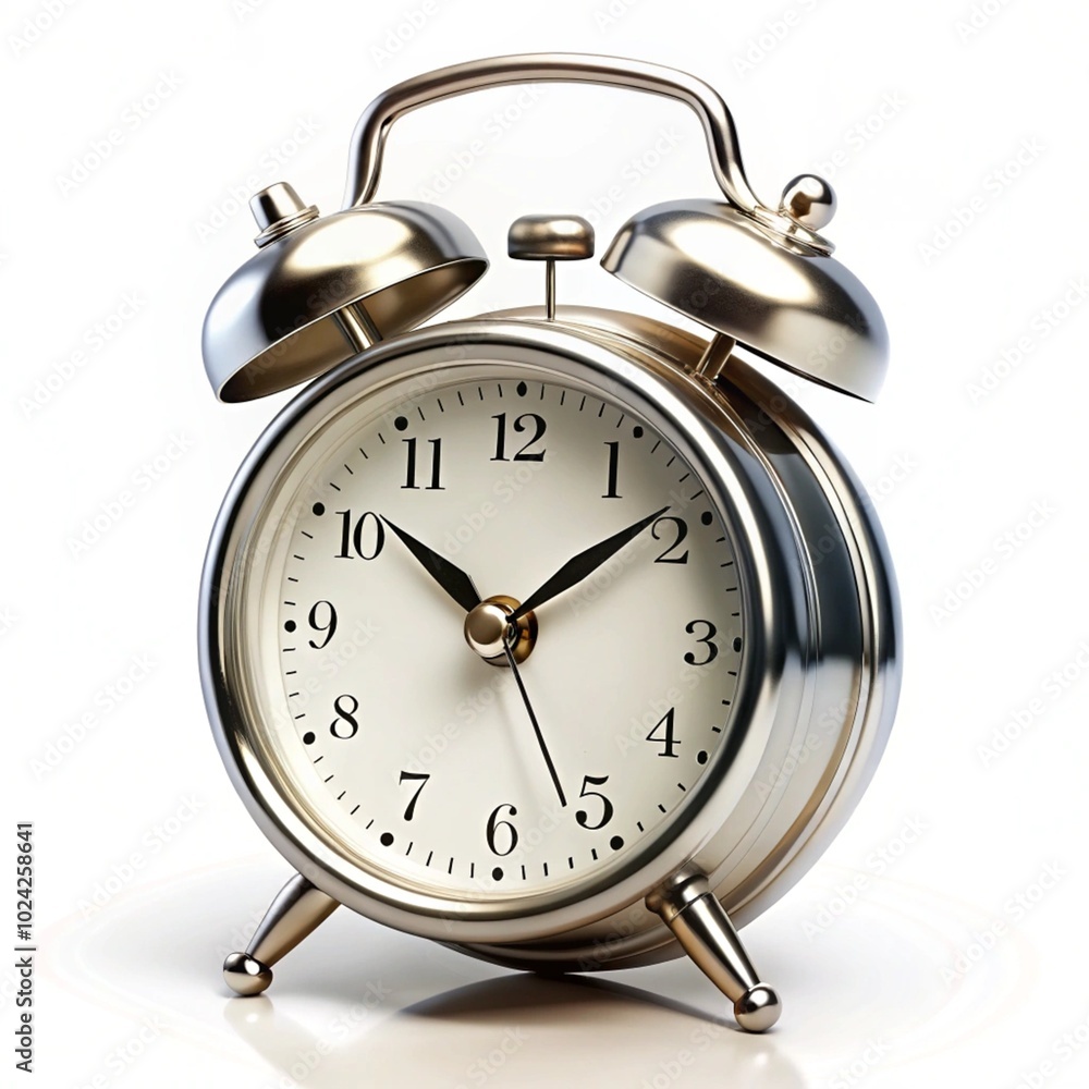 Alarm clock in a isolated background Alarm clock in a isolated background
