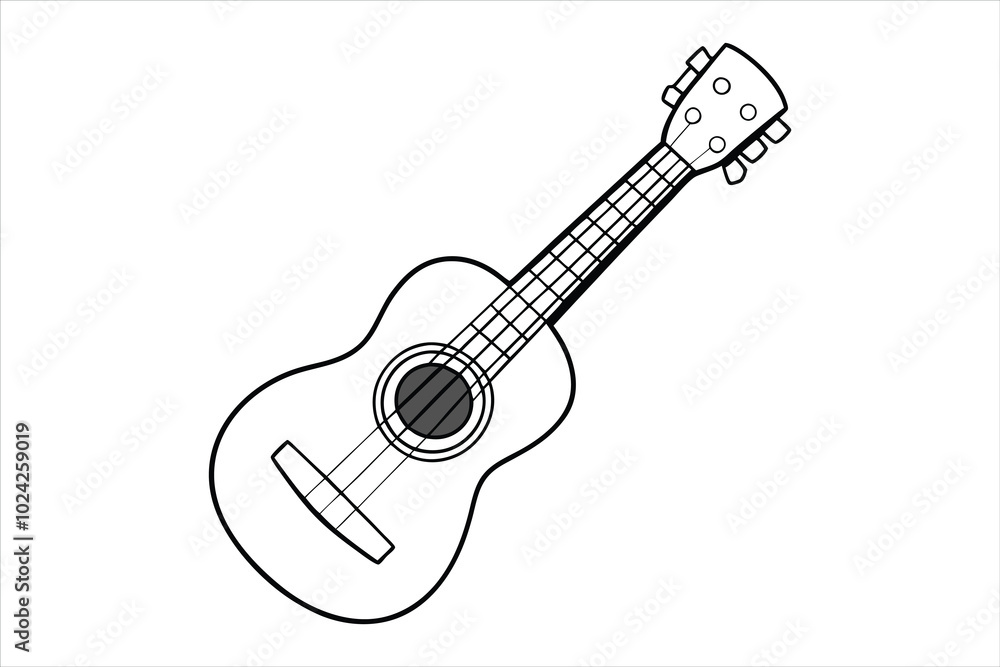 acoustic guitar isolated on white background acoustic guitar isolated on white background