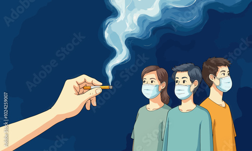 Secondhand Smoke and Masks 
